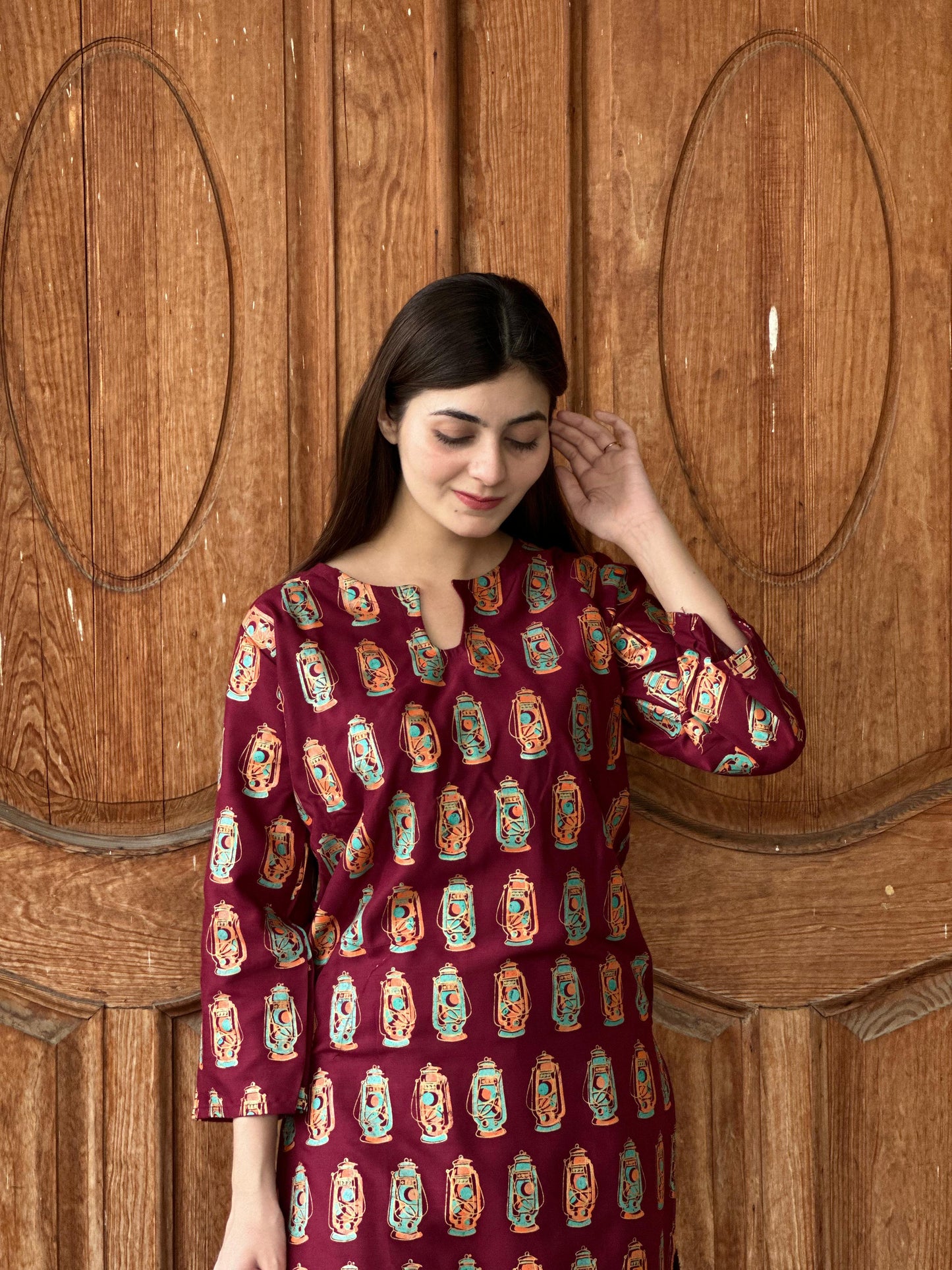 LAL - TIAN PRINTED 2PCS STITCHED